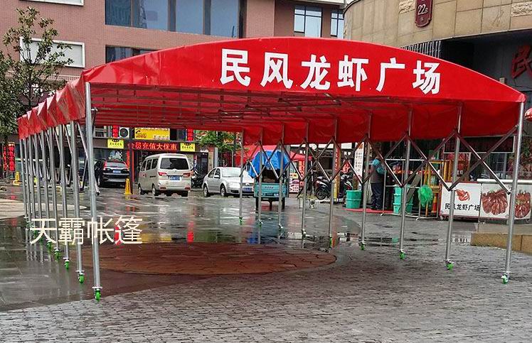 天霸一直堅(jiān)持：好的推拉篷用料要好，打造耐用推拉篷